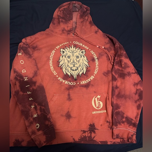 Shirts | Nwt Harry Potter Gryffindor Tie Dye Hoodie | Poshmark